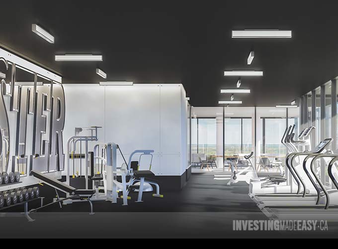 Rodeo Drive Condo fitness centre 